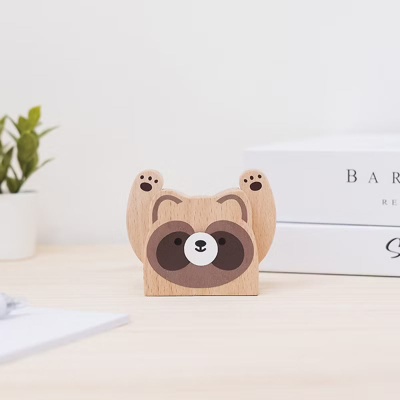 遊木時光 woodtime【HOLD運名片座-睏睏樹懶】名片收納 / 辦公小物