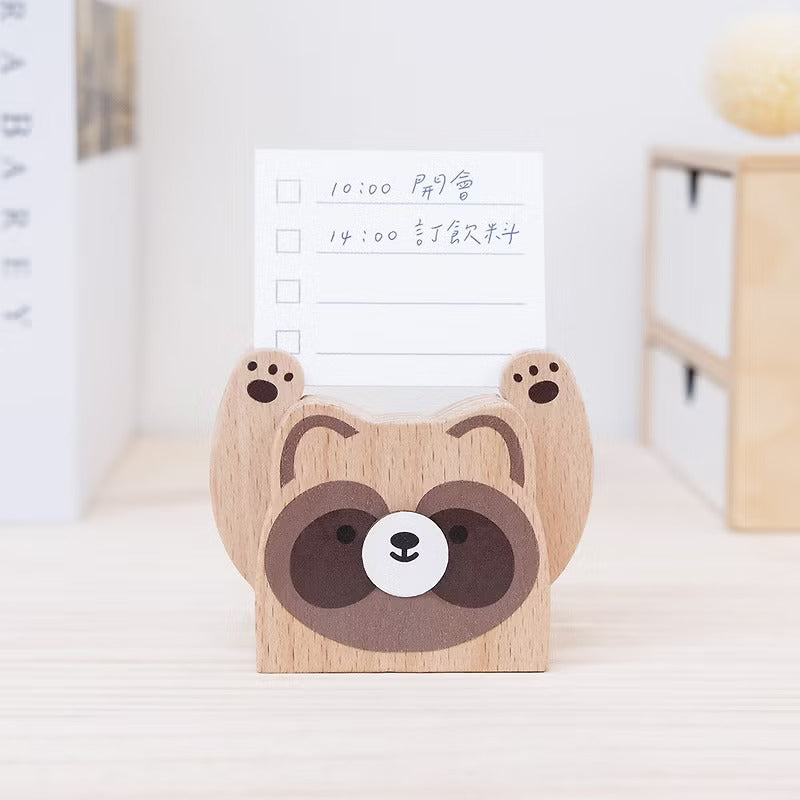 遊木時光 woodtime【HOLD運名片座-睏睏樹懶】名片收納 / 辦公小物