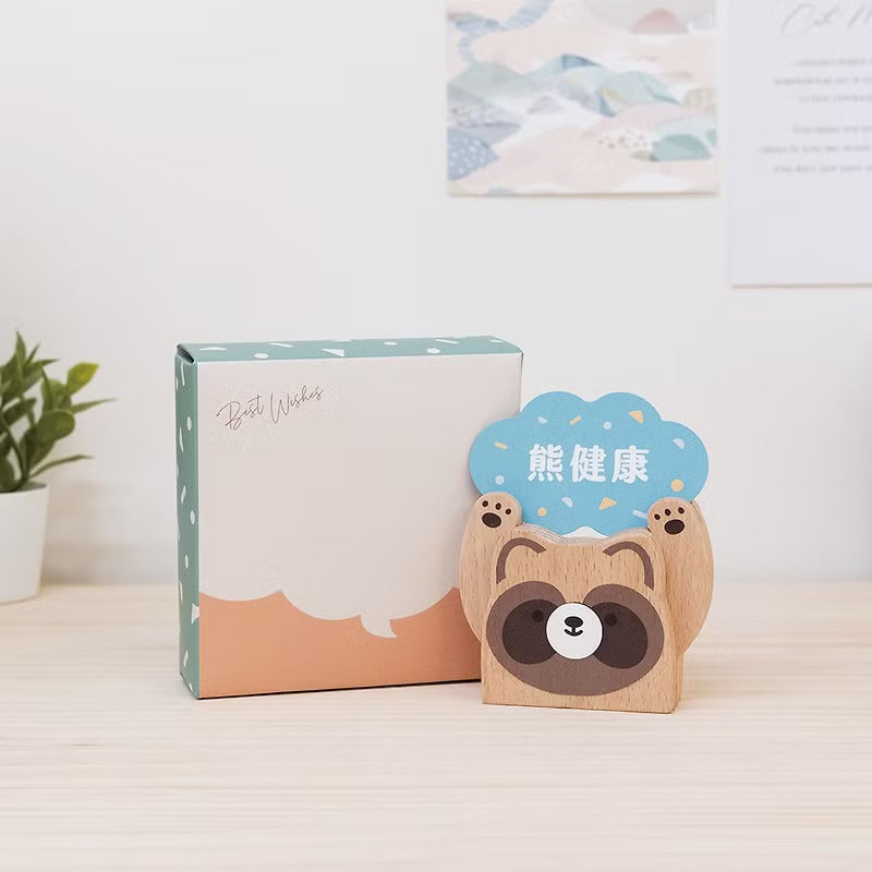 遊木時光 woodtime【HOLD運名片座-睏睏樹懶】名片收納 / 辦公小物