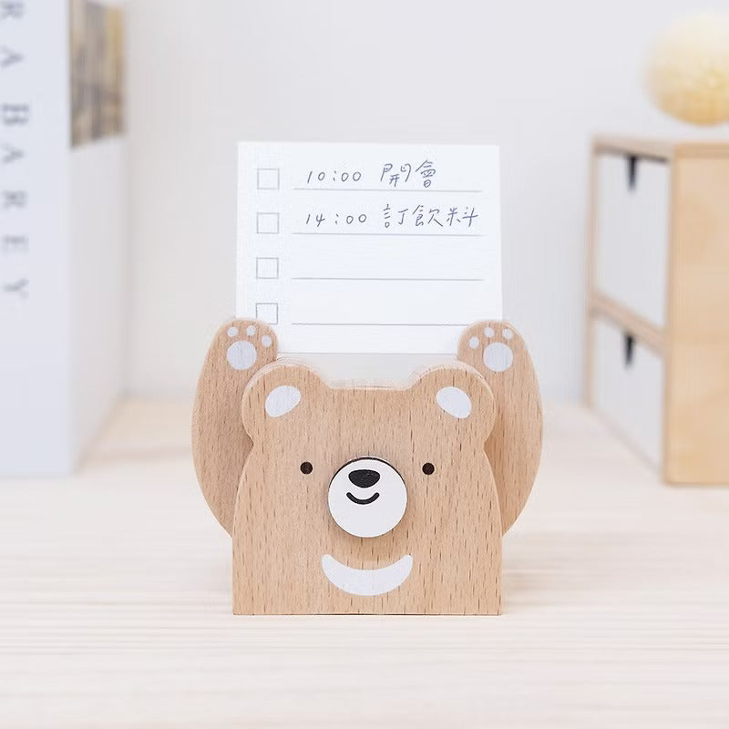 遊木時光 woodtime【HOLD運名片座-睏睏樹懶】名片收納 / 辦公小物