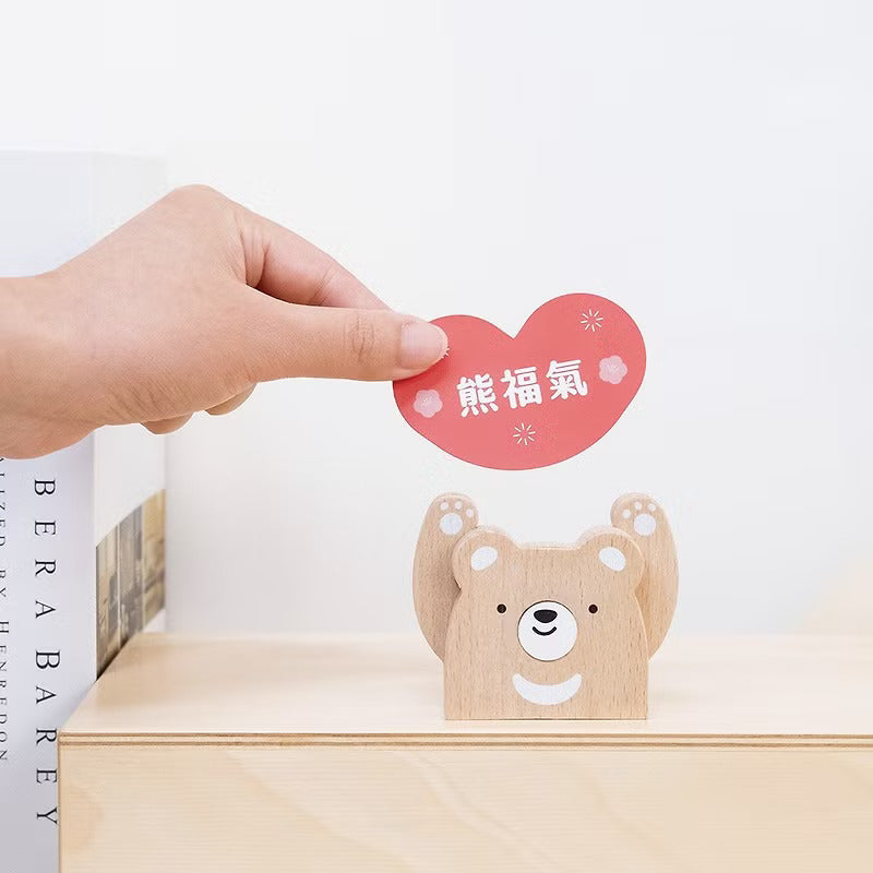 遊木時光 woodtime【HOLD運名片座-睏睏樹懶】名片收納 / 辦公小物