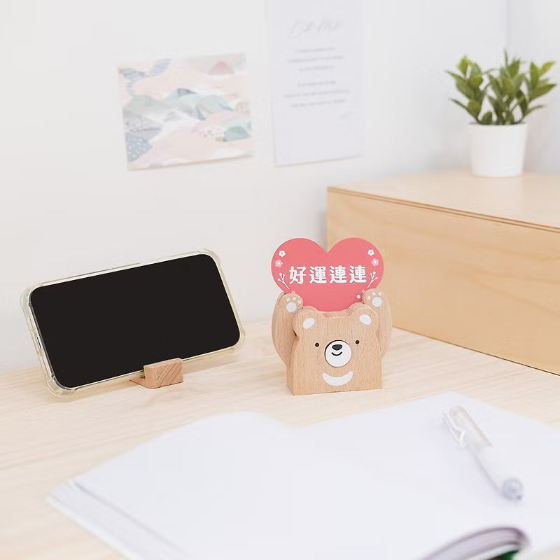 遊木時光 woodtime【HOLD運名片座-睏睏樹懶】名片收納 / 辦公小物