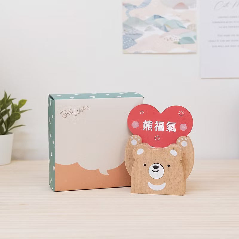 遊木時光 woodtime【HOLD運名片座-睏睏樹懶】名片收納 / 辦公小物