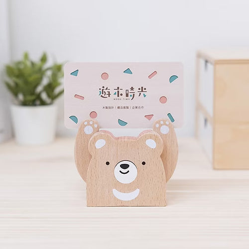 遊木時光 woodtime【HOLD運名片座-睏睏樹懶】名片收納 / 辦公小物