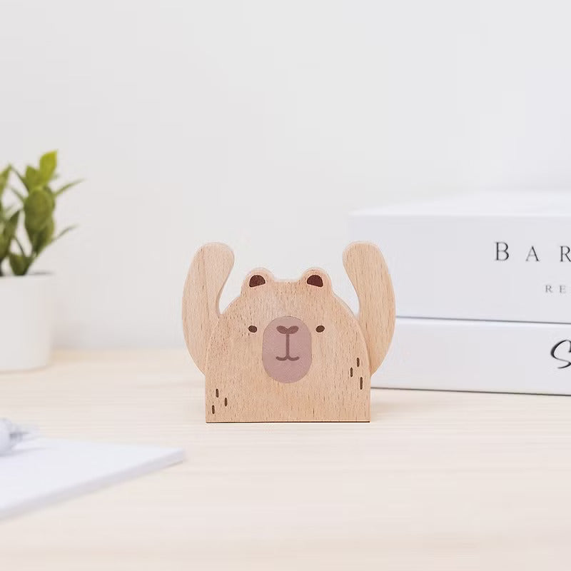 遊木時光 woodtime【HOLD運名片座-睏睏樹懶】名片收納 / 辦公小物