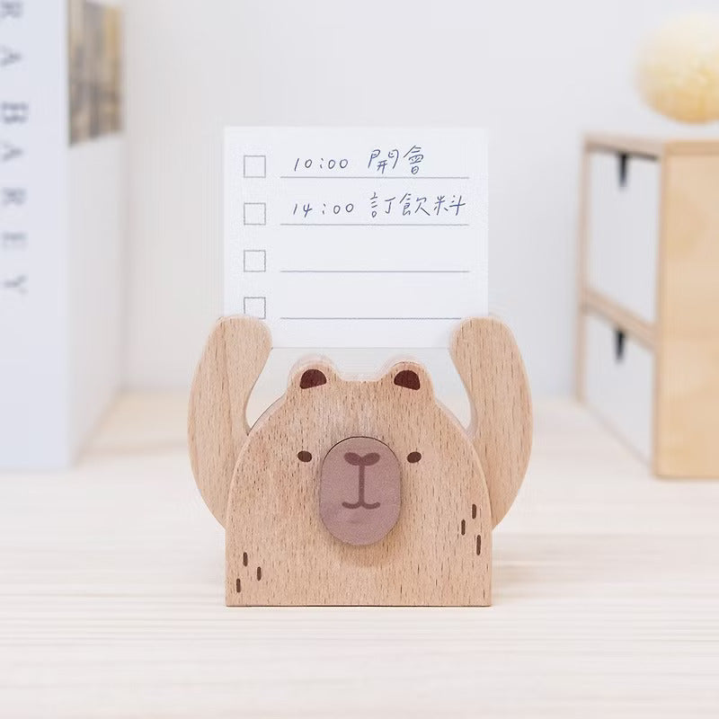 遊木時光 woodtime【HOLD運名片座-睏睏樹懶】名片收納 / 辦公小物