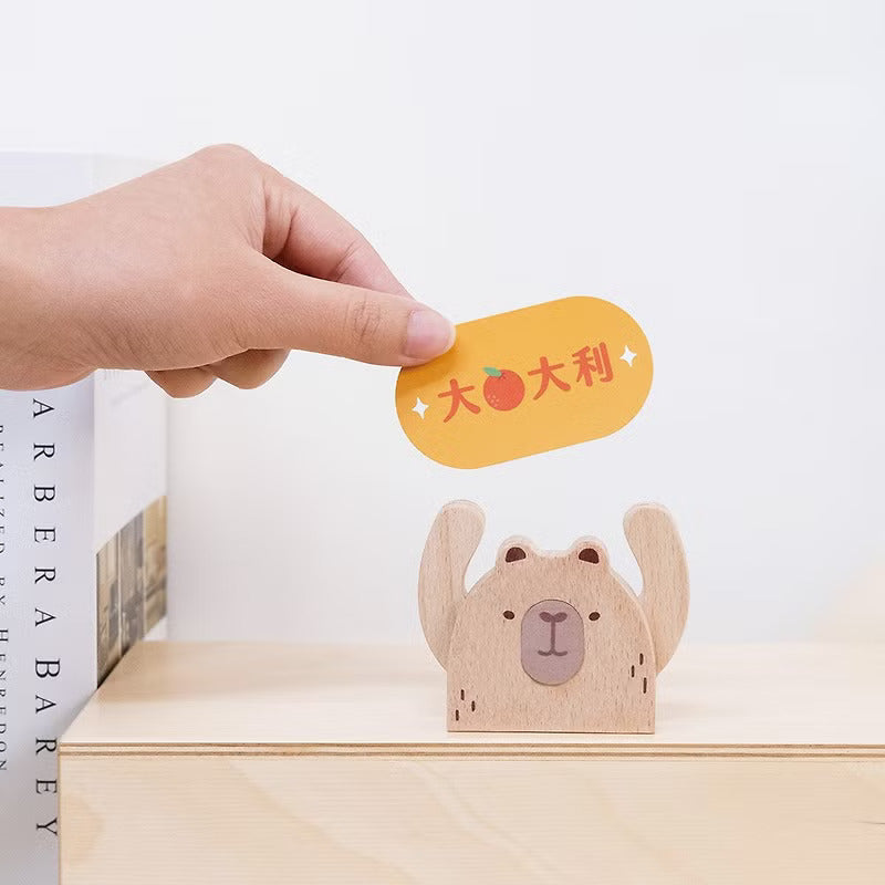 遊木時光 woodtime【HOLD運名片座-睏睏樹懶】名片收納 / 辦公小物