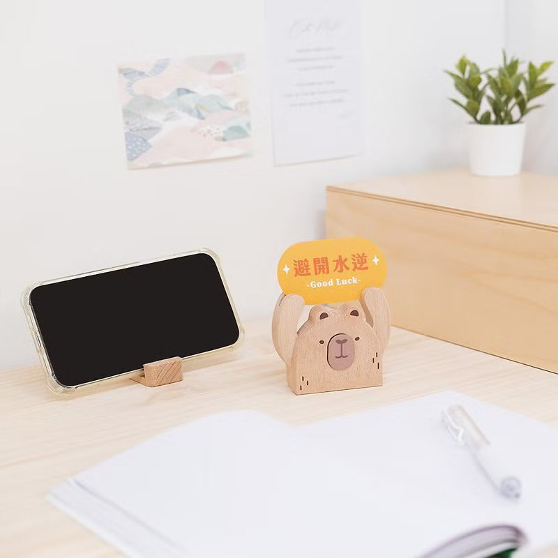 遊木時光 woodtime【HOLD運名片座-睏睏樹懶】名片收納 / 辦公小物