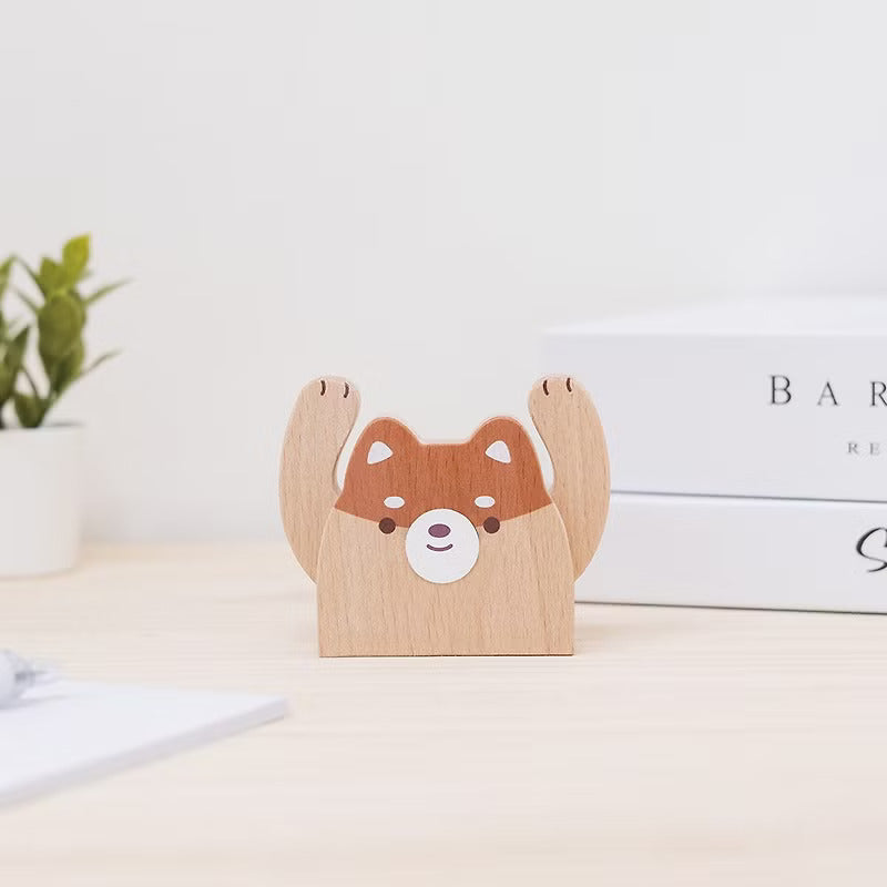 遊木時光 woodtime【HOLD運名片座-睏睏樹懶】名片收納 / 辦公小物