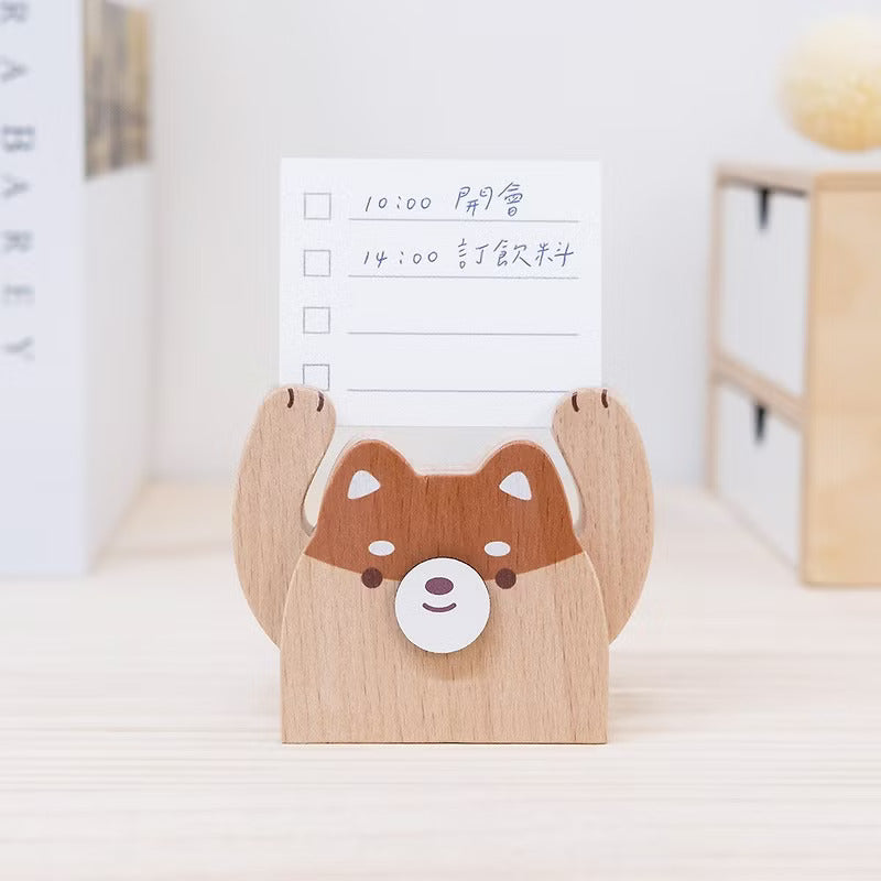 遊木時光 woodtime【HOLD運名片座-睏睏樹懶】名片收納 / 辦公小物