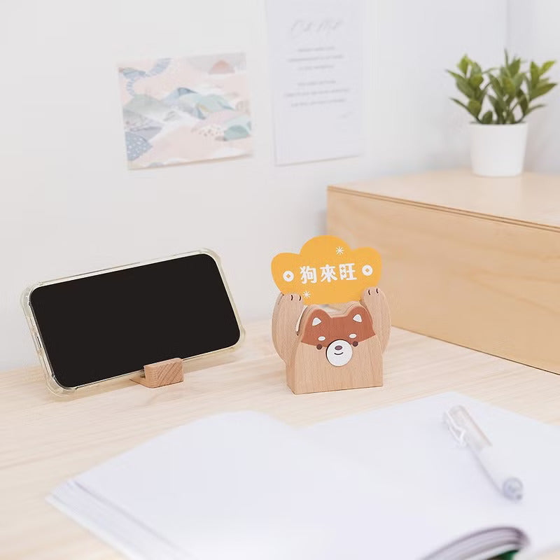 遊木時光 woodtime【HOLD運名片座-睏睏樹懶】名片收納 / 辦公小物