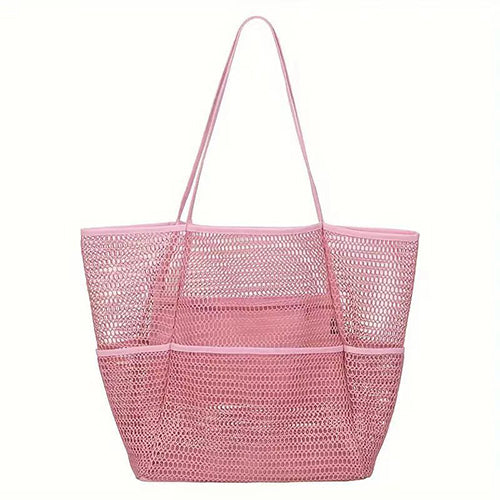 創意小物館 夏日休閒網眼沙灘包