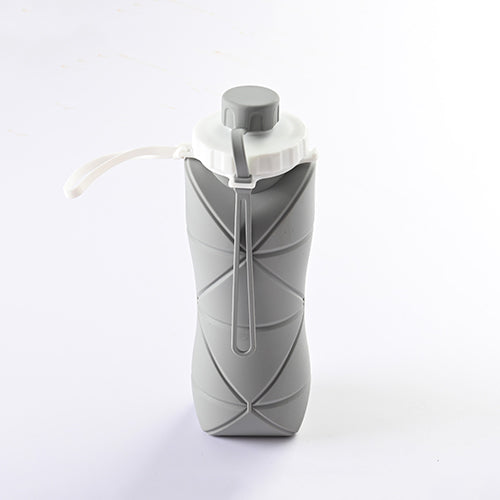 創意小物館 戶外便攜600ml摺疊水瓶