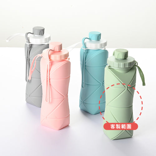 戶外便攜600ml摺疊水瓶