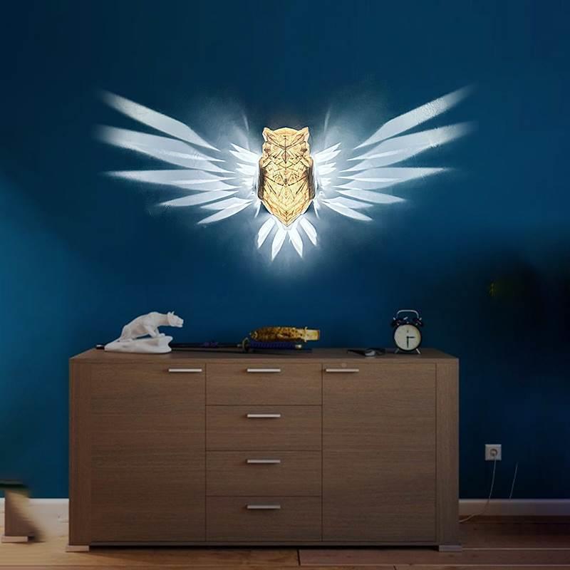 家居生活雜貨舖 3D立體藝術光影壁燈