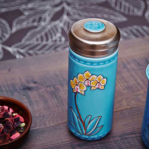 乾唐軒活瓷 皇家駿馬隨身杯 / 大 / 雙層 / 2色 350ml