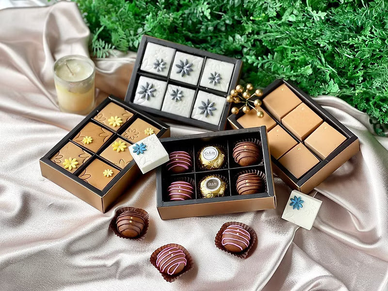 G's Life 珍珠花兒‧六入方塊巧克力香皂禮盒