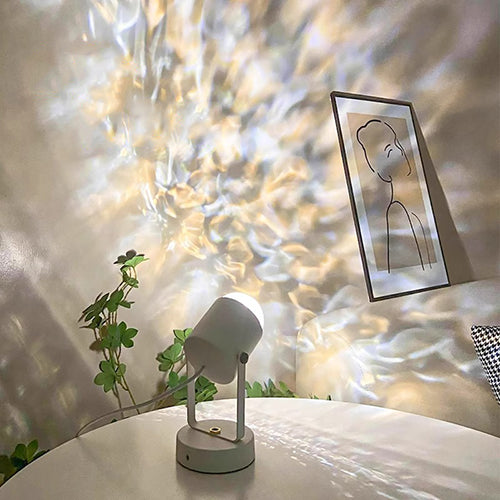 創意小物館 動態水波紋按鍵氛圍燈