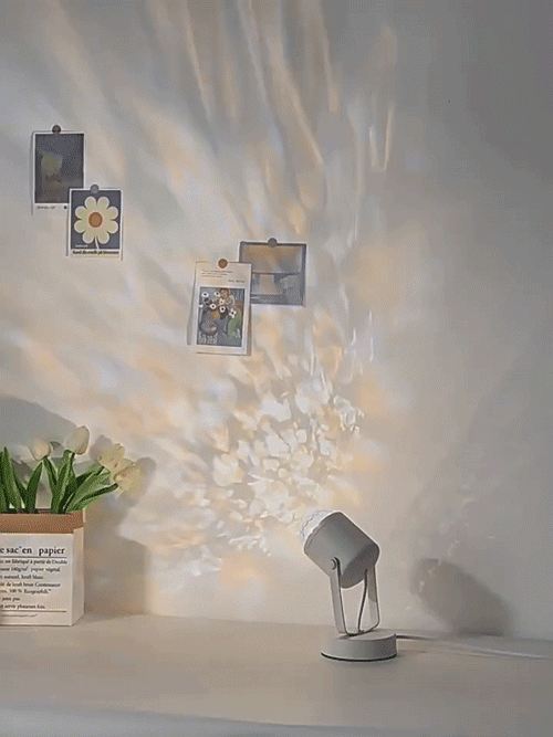 創意小物館 動態水波紋按鍵氛圍燈