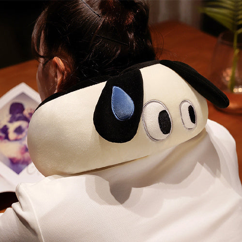 創意小物館 大眼娃娃毛毛蟲護頸枕