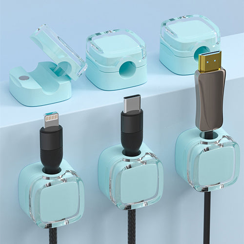 家居生活雜貨舖 磁吸收納整線器(一組六入)