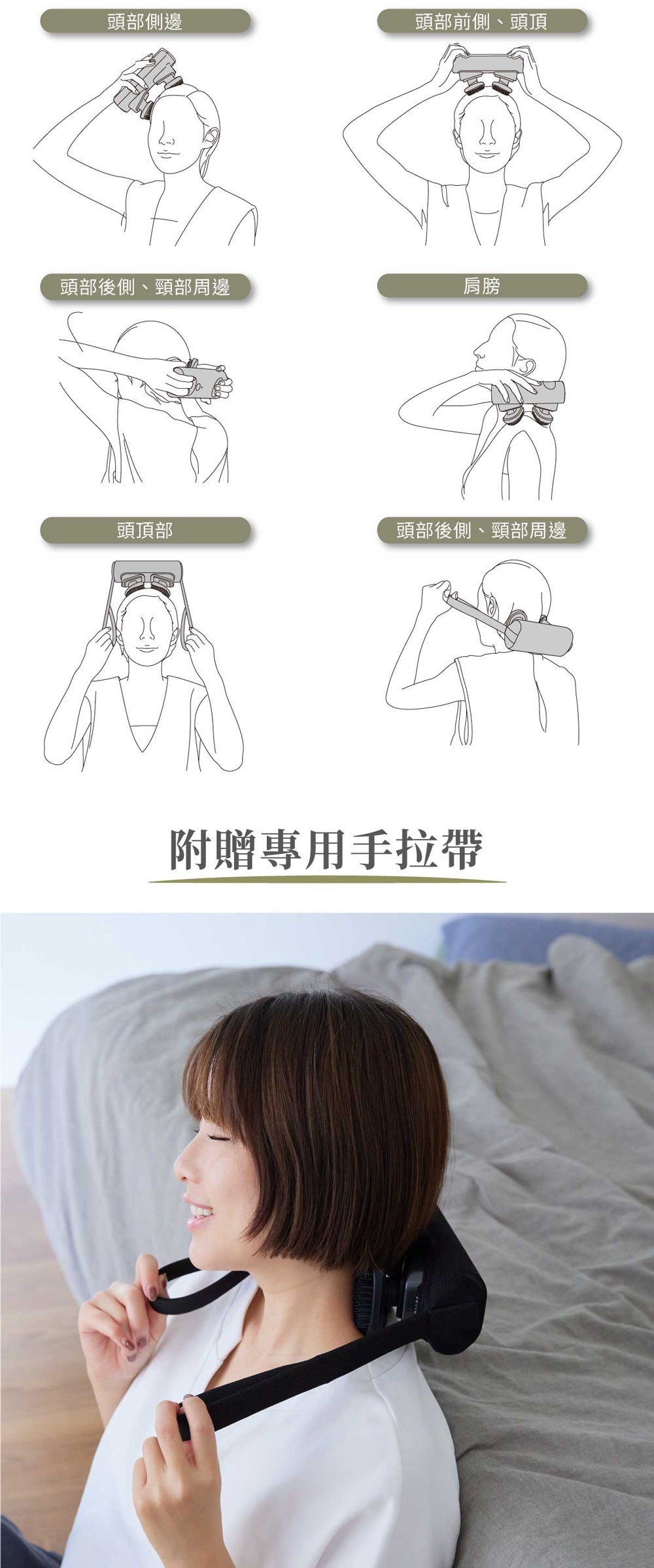 Lourdes 頭頸紓壓兩用按摩器 AX-HXL352