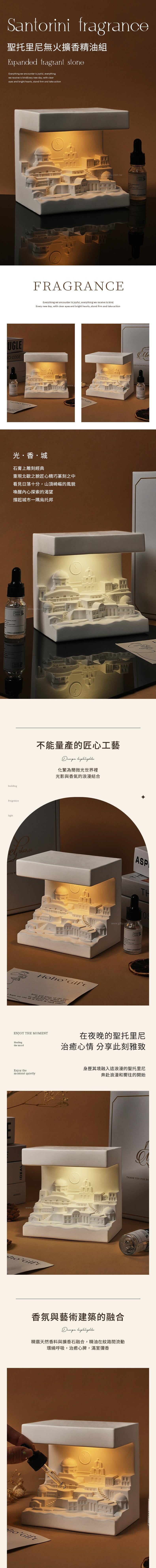 家居生活雜貨舖 聖托里尼無火擴香精油組