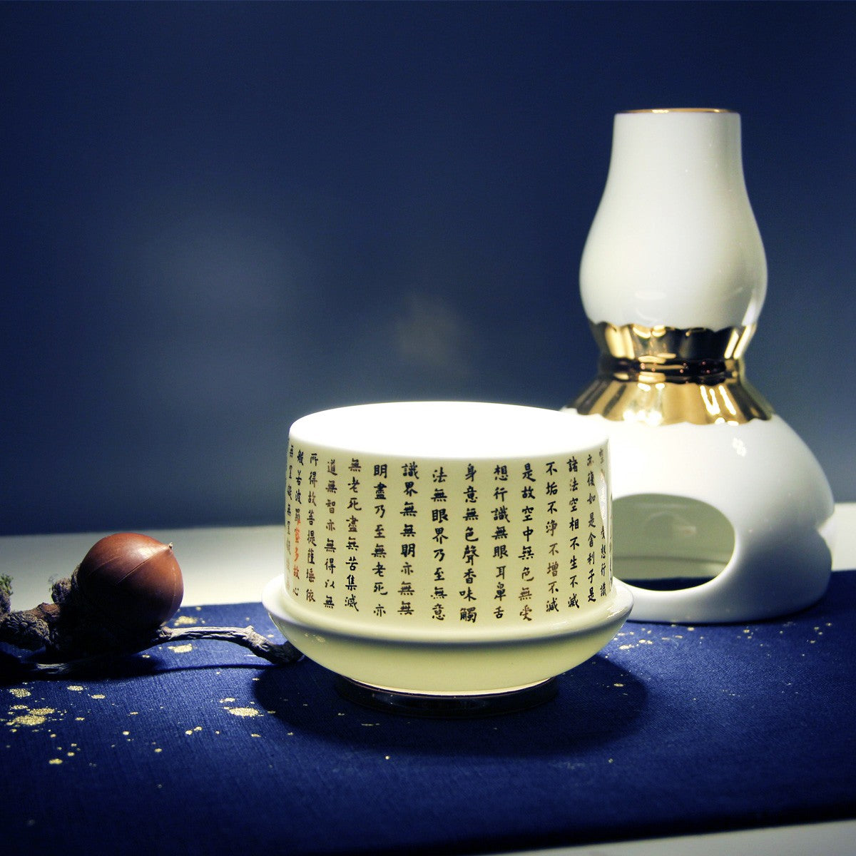 TALES 神話言-故宮神話-心經法嚴-寶瓶-轉經瓶(花器 擺飾)-不生不滅