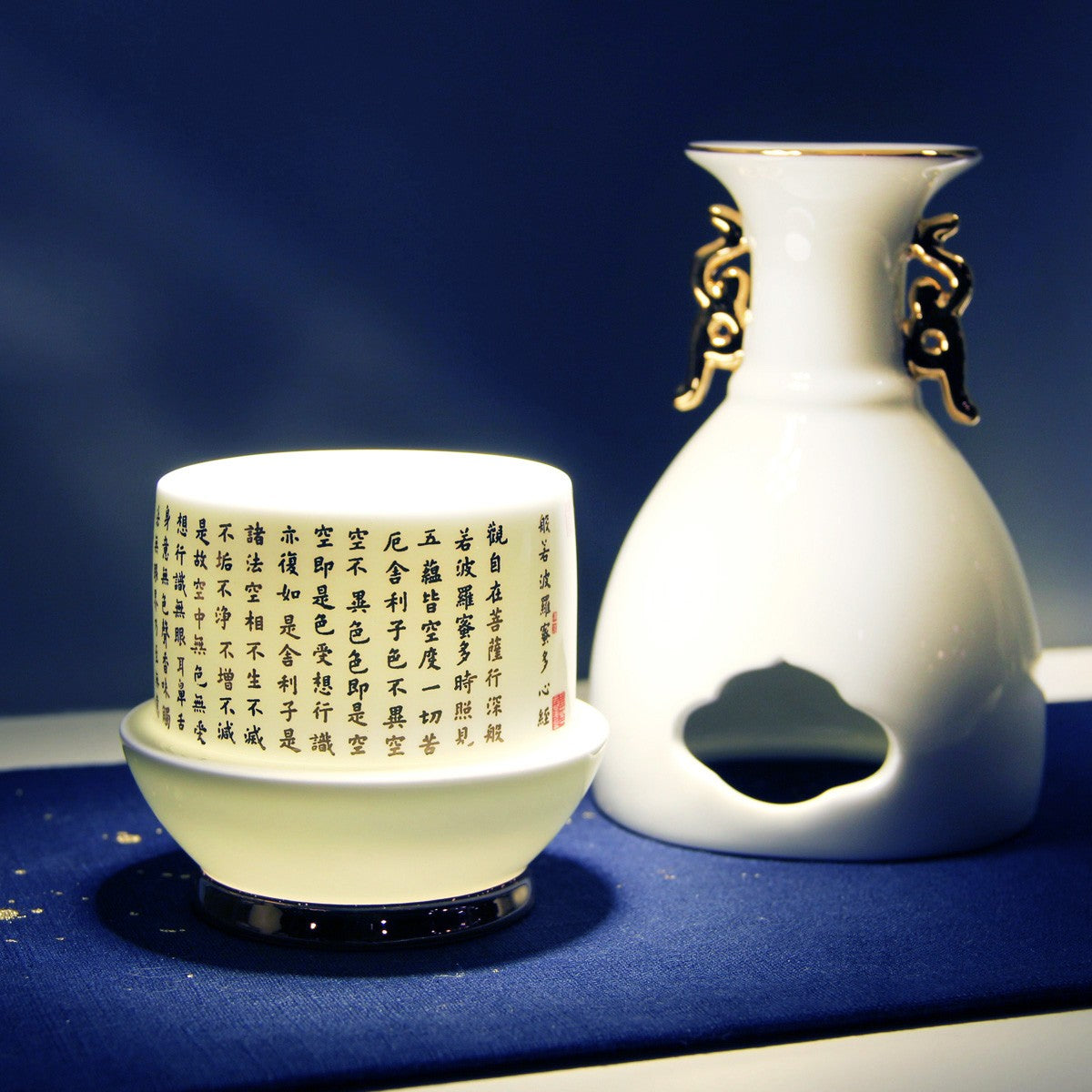 TALES 神話言-故宮神話-心經法嚴-寶瓶-轉經瓶(花器 擺飾)-不生不滅