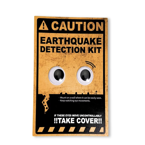 賽先生科學工廠 地震偵測搞笑明信片