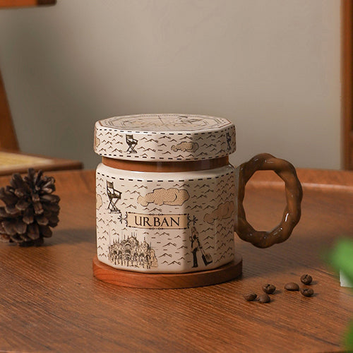 創意小物館 復古美學陶瓷馬克杯