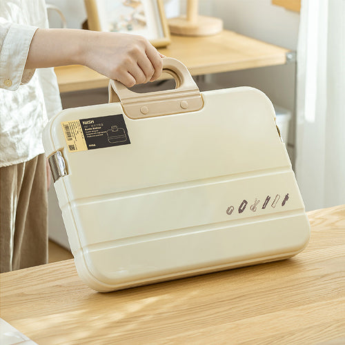 創意小物館 小清新A4手提文件盒