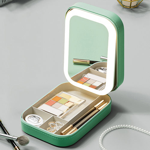 創意小物館 LED補光鏡隨身化妝盒