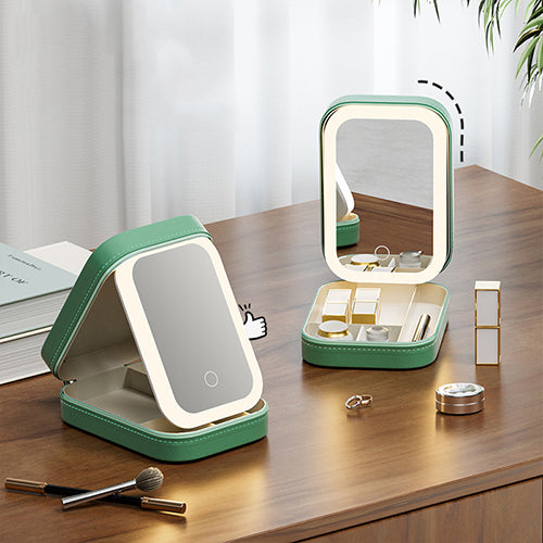 創意小物館 LED補光鏡隨身化妝盒