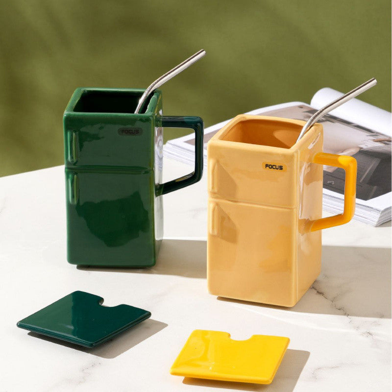 創意小物館 復古冰箱馬克杯