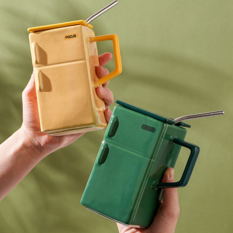 創意小物館 復古冰箱馬克杯