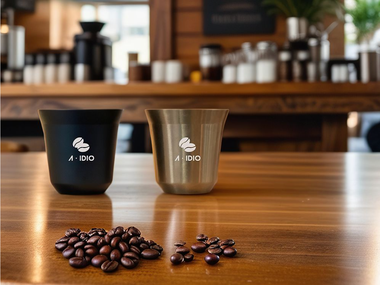 A-IDIO｜璀璨不鏽鋼雙層對杯