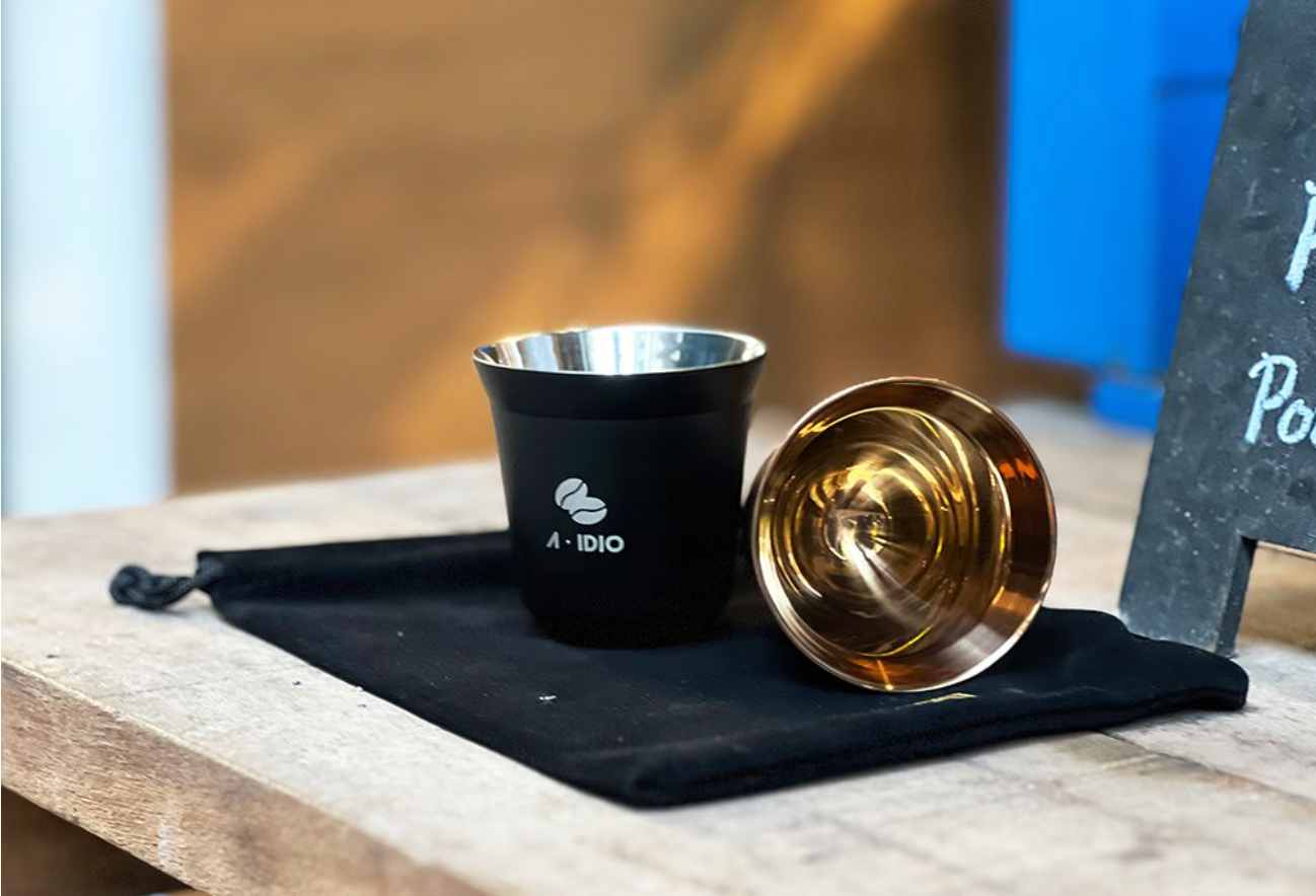 A-IDIO｜璀璨不鏽鋼雙層對杯
