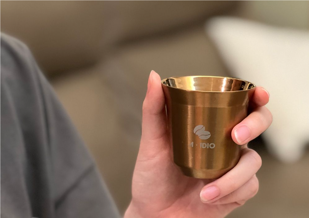 A-IDIO｜璀璨不鏽鋼雙層對杯