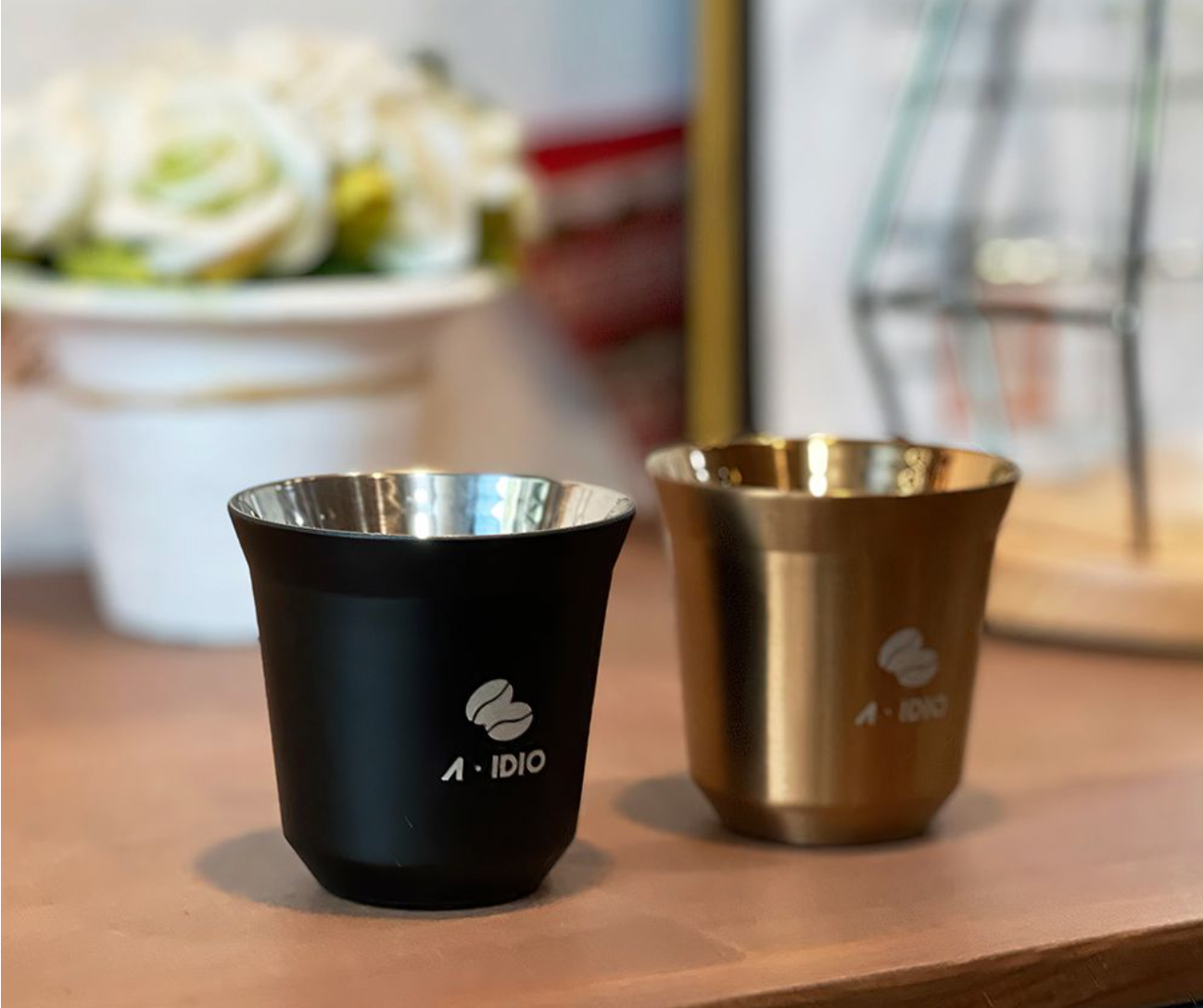 A-IDIO｜璀璨不鏽鋼雙層對杯