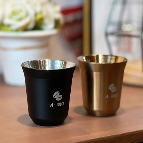 A-IDIO｜璀璨不鏽鋼雙層對杯