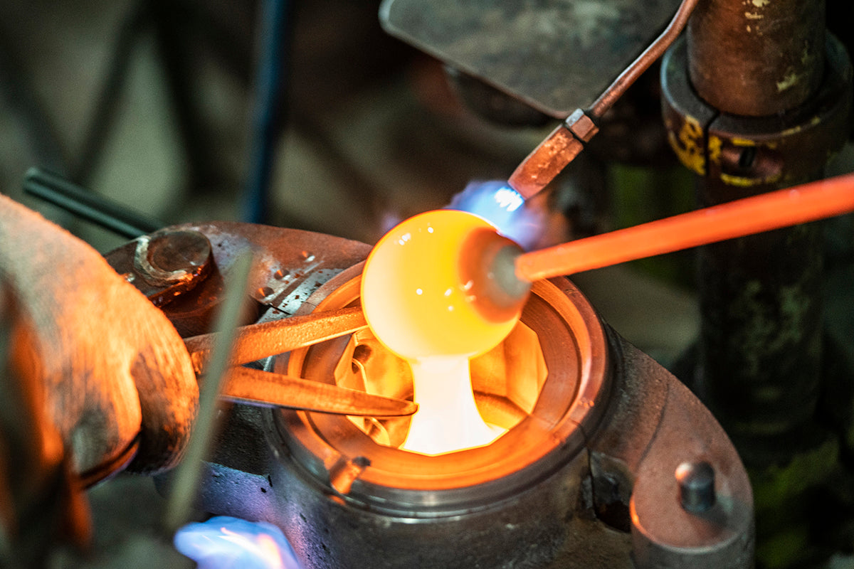 HMM W Glass 春池 琥珀色玻璃杯 300ml 綠色友善