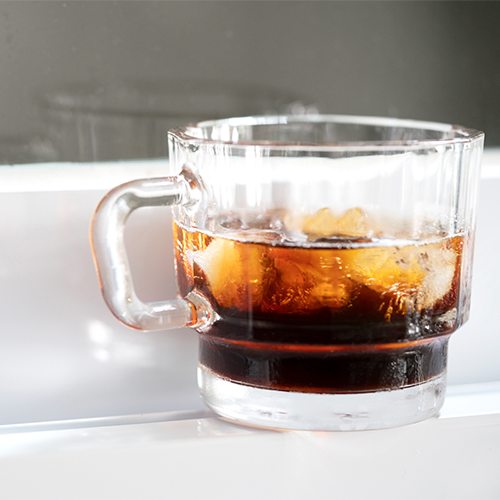 HMM W Glass 春池 琥珀色玻璃杯 300ml 綠色友善