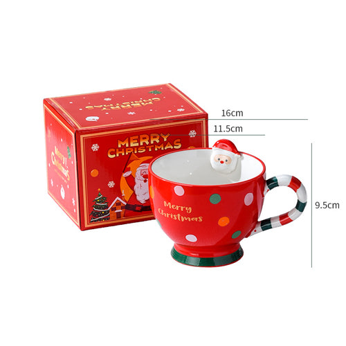 ♥ 家居生活雜貨舖 拐杖糖聖誕馬克杯