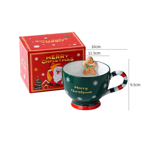 ♥ 家居生活雜貨舖 拐杖糖聖誕馬克杯