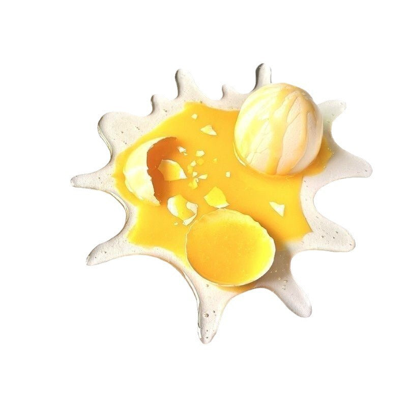 創意小物館 仿真碎雞蛋手機支架