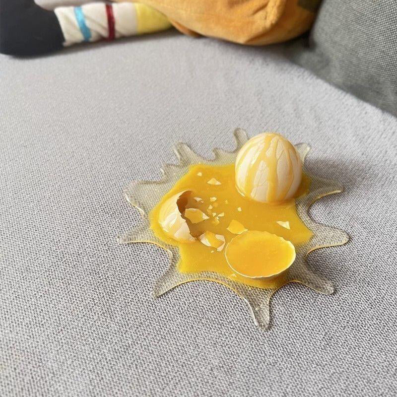 創意小物館 仿真碎雞蛋手機支架