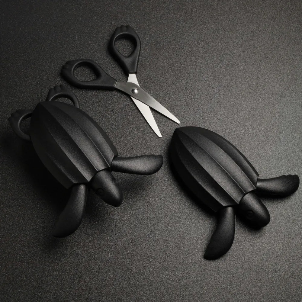 QUALY｜皮革海龜剪刀組(黑)