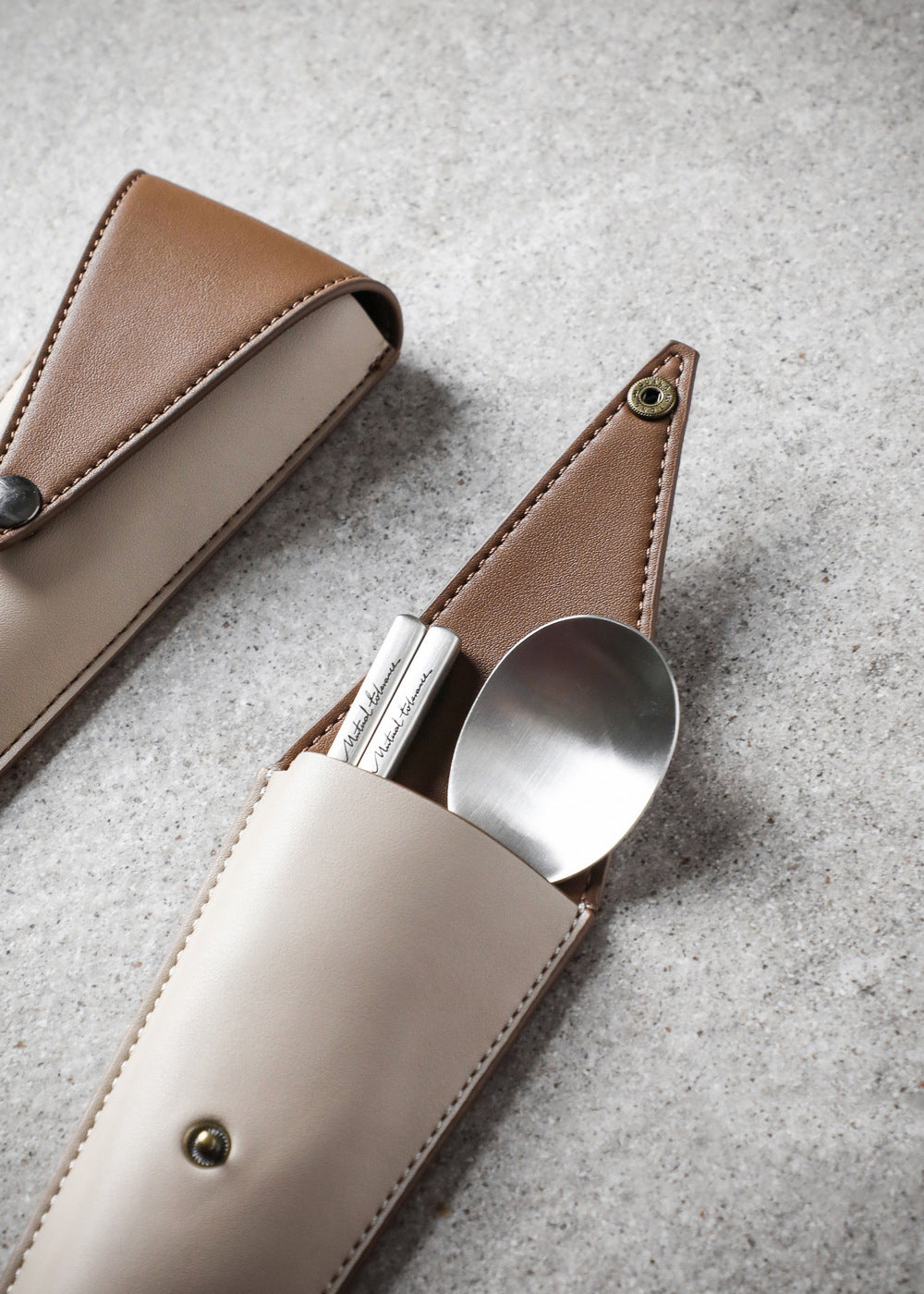 家居生活雜貨舖 質感便攜不鏽鋼餐具套組