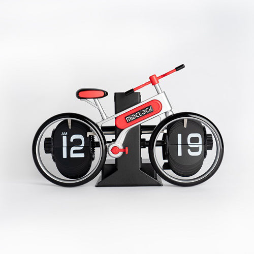 創意小物館 自行車翻頁時鐘